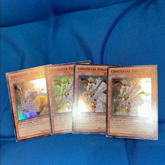 Yugioh Card Constellar PolluxAlgiedi LightTypeMonster 1stEdition Shiny1996 NWOTS